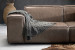 Jagger Leather Modular - Grand Corner Couch with Ottoman - Smoke Leather Modular Couches - 11