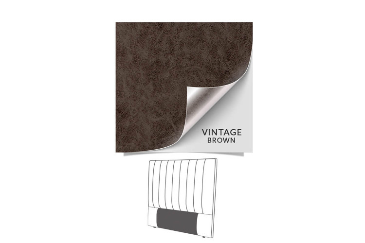 Harlem Headboard - Single - Vintage Brown Single Headboards - 1