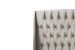 Aubrien Headboard - Queen - Velvet Stone Queen Headboards - 3