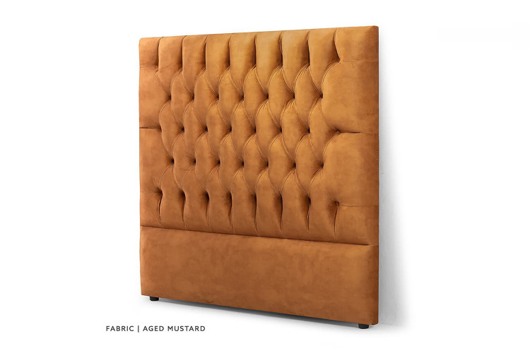Catherine Headboard - Double - Aged Mustard Double Headboards - 1