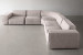 Jagger Modular - Grand Corner Couch Set  - Taupe Fabric Modular Couches - 2