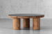 Artemis Round Coffee Table - Natural & Black Coffee Tables - 2