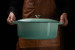 Nouvelle Cast Iron Oval Casserole - 35cm - Misty Teal Cookware - 3