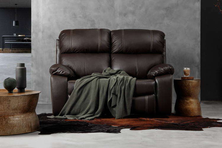 Oscar 2-Seater Leather Recliner - Coco 2 Seater Recliners - 1