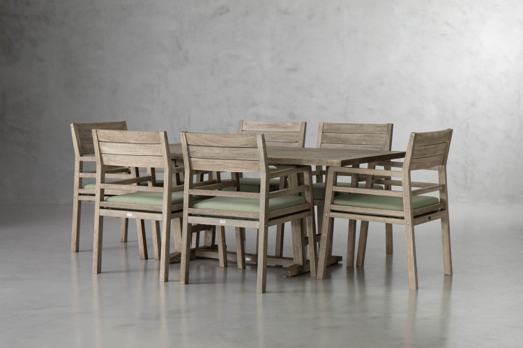 Christofina 6-Seater Dining Set - 1.8m Patio Dining Sets - 1