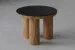 Artemis Round Side Table - Natural & Black Side Tables - 6