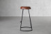 Gibs Leather Tall Bar Chair - Mocha Bar & Counter Chairs - 3