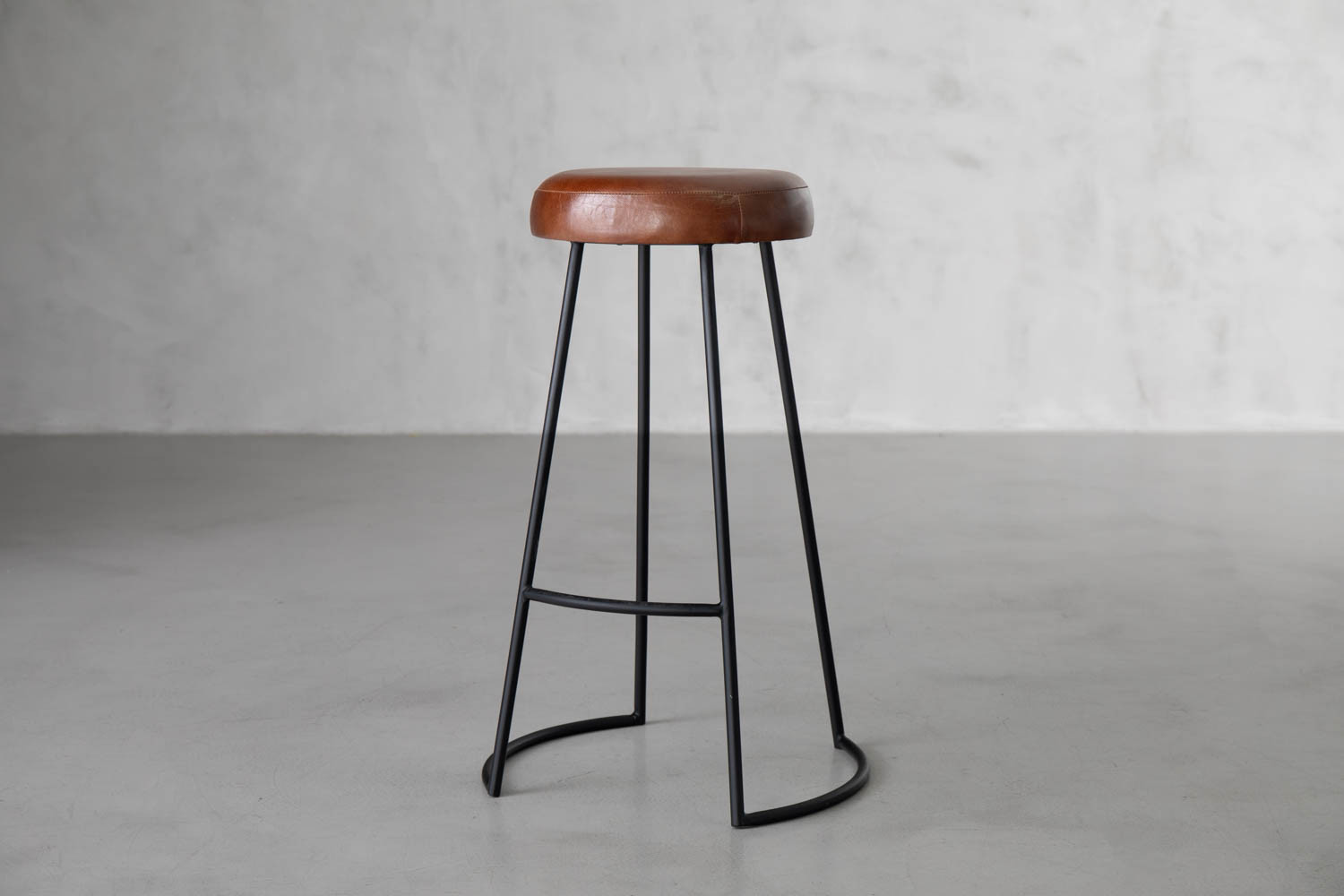 Gibs Leather Tall Bar Stool | Cielo