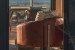 Prague Leather Armchair - Vintage Tan Armchairs - 4