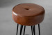 Willis Leather Tall Bar Chair - Mocha Bar & Counter Chairs - 5