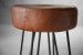 Willis Leather Tall Bar Chair - Mocha Bar & Counter Chairs - 7