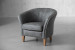 Serena Leather Armchair - Storm Armchairs - 5