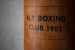 Stallone Leather Boxing Bag & Gloves - Bourbon Decor - 5