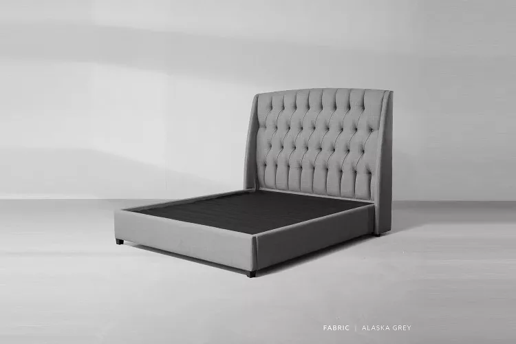 Aubrien Kylan Bed - King XL - Alaska Grey King Extra Length Beds - 1
