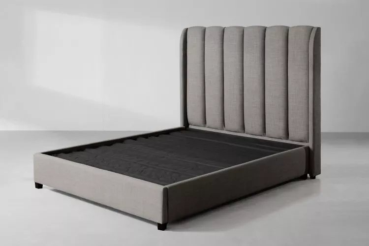 Corina Kylan Bed - King XL - Alaska Grey King Extra Length Beds - 1