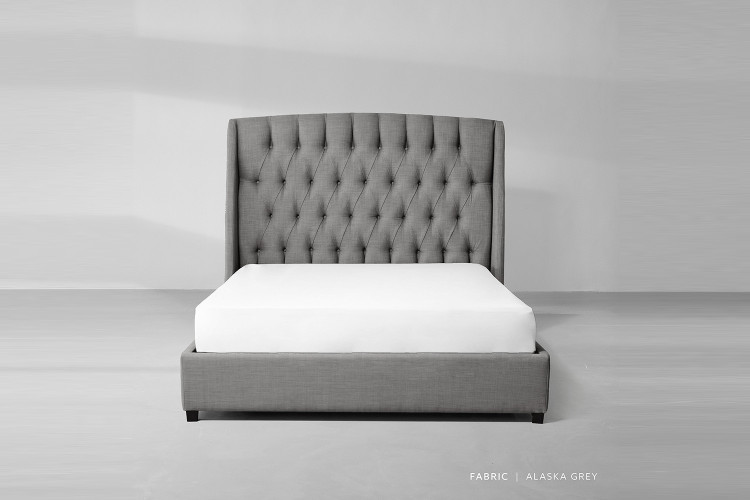 Aubrien Kylan Bed - Queen - Alaska Grey Queen Size Beds - 1