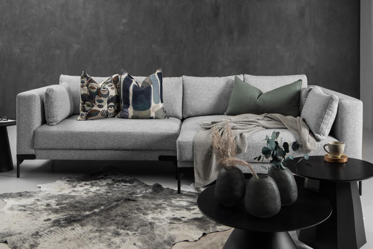 Houston L-Shape Couch - Dove Grey L-Shape Couches - 3