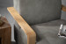 Elara Leather Swivel Armchair - Graphite Armchairs - 6