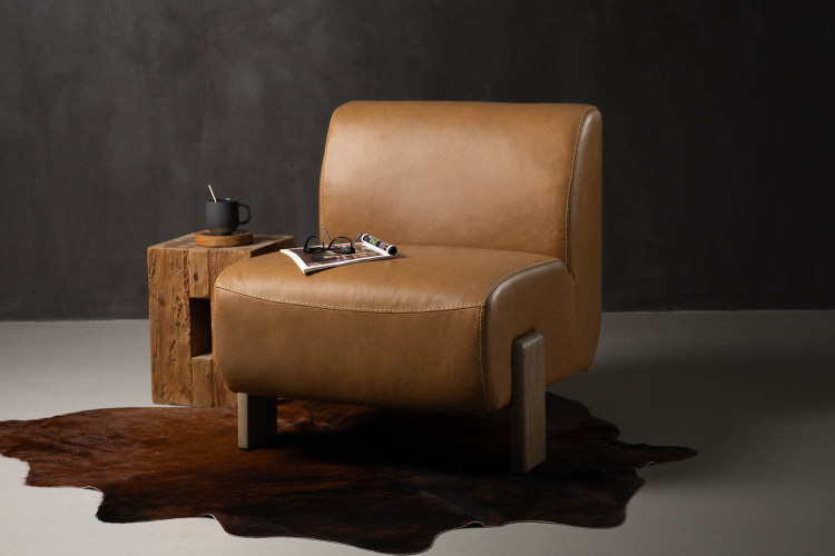 Takara Leather Chair - Sahara Occasional Chairs - 2