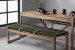 Kingston 6-Seater Dining Set - 2.2m - Military Green 6-Seater Dining Sets - 6