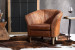 Serena Leather Armchair - Tan Armchairs - 1