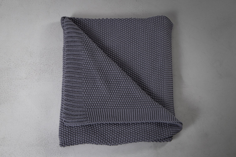 Nita Throw - Medium - Charcoal Throws - 1