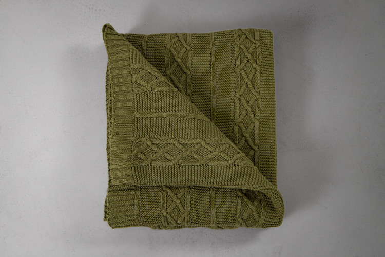 Niya Throw - Olive Throws - 1