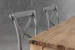 Vancouver La Rochelle 6-Seater Dining Set - 1.8m - Rustic Grey 6-Seater Dining Sets - 8