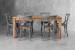 Vancouver La Rochelle 6-Seater Dining Set - 1.8m - Rustic Grey 6-Seater Dining Sets - 5
