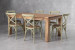 Vancouver La Rochelle 6-Seater Dining Set - 1.8m - Rustic Sage 6-Seater Dining Sets - 4