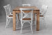 Vancouver La Rochelle 6-Seater Dining Set - 1.8m - Rustic White 6-Seater Dining Sets - 7