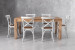 Vancouver La Rochelle 6-Seater Dining Set - 1.8m - Rustic White 6-Seater Dining Sets - 6