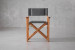 Kalahari Director's Chair - Slate Patio Chairs - 3