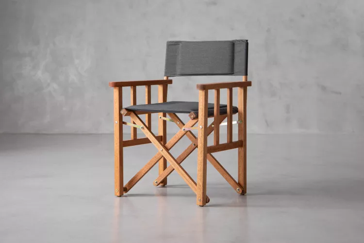 Kalahari Director's Chair - Slate Patio Chairs - 2