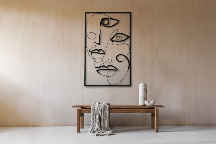 Abstract Faces - Metal Wall Art Metal Art - 1