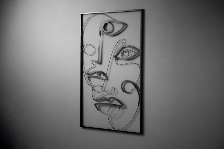 Abstract Faces - Metal Wall Art Metal Art - 1