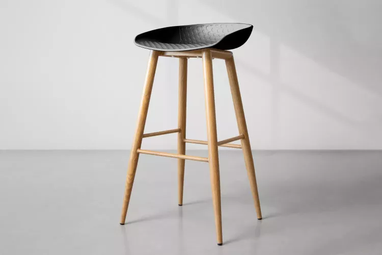 Hunter Tall Bar Stool - Black Hunter Bar Stool Collection - 1