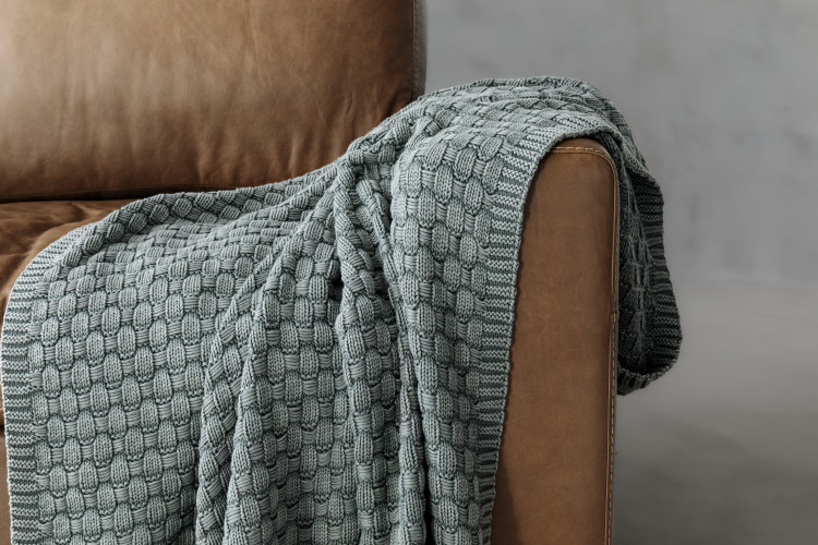 Anora Throw - Large - Carbon Grey Throws - 1