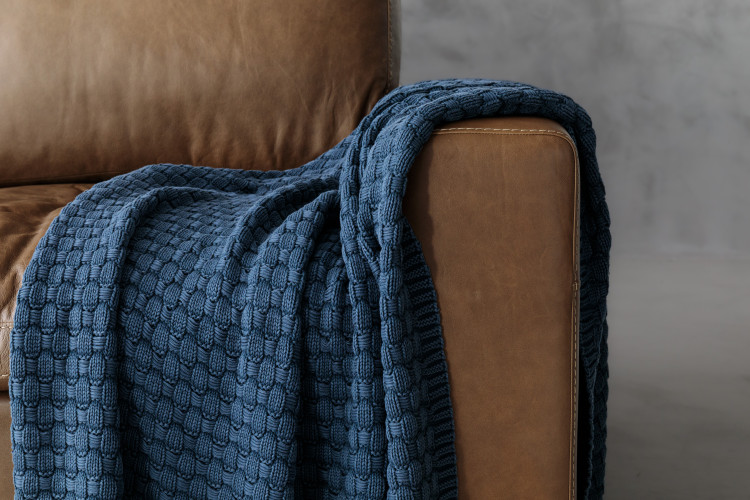 Anora Throw - Large - Midnight Blue Throws - 1