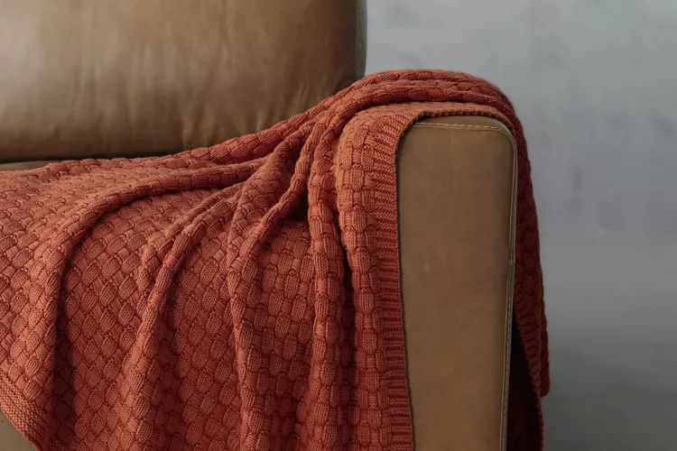 Anora Throw - Large - Rust Throws - 1