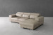 Oakland Leather L-Shape Couch - Taupe L-Shape Couches - 5
