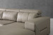 Oakland Leather L-Shape Couch - Taupe L-Shape Couches - 6