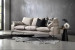 Clapton 3-Seater Couch - Stone 3 Seater Fabric Couches - 3