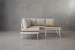 Havana Corner Patio Lounge Set - Stone Corner Patio Lounge Set - 12