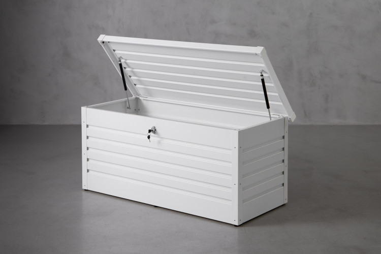 Callum Pool Storage Box - White Storage - 1