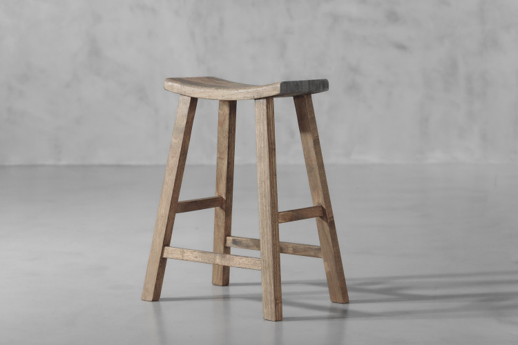 Ryder Wooden Bar Stool - Ash Grey Ryder Wooden Bar Chair Collection - 1