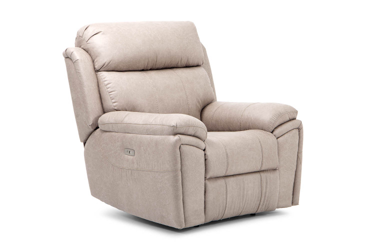Demo - Ossian Electric Recliner - Sandstone Demo Clearance - 1