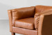Demo - Granger Armchair-Leather - Vintage Tan Demo Clearance - 5
