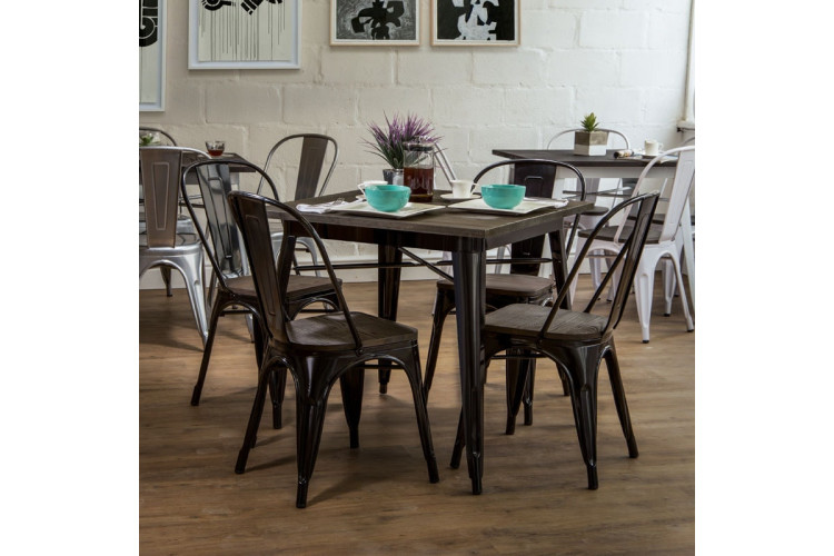 Owen Oslo Dining Set | Black insetting