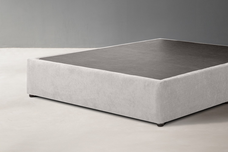 Demo - Zoey Bed Base-Q-Everest Silver Demo Clearance - 1